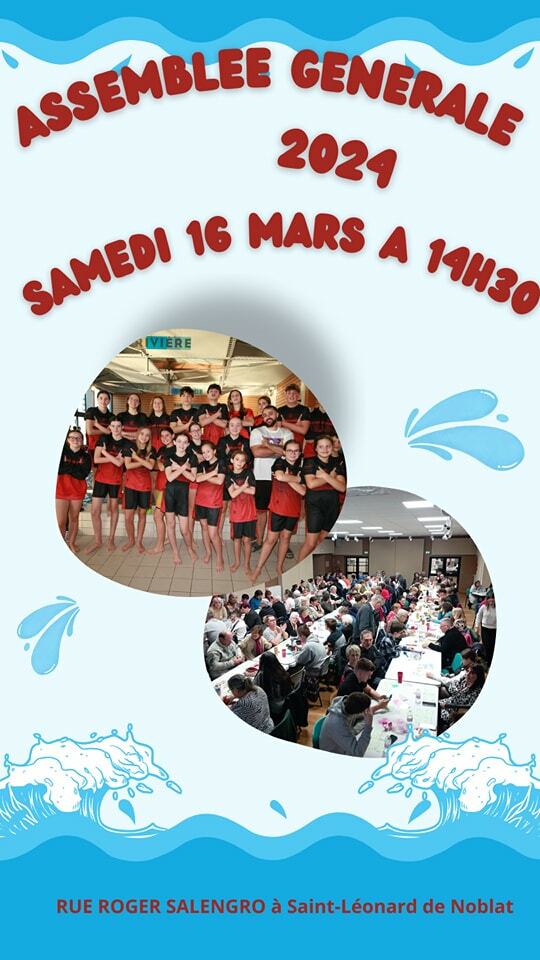 ASSEMBLEE GENERALE SAMEDI 16 MARS A 14H30