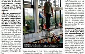 LE CLUB ET NOTRE PARRAIN ALAIN BERNARD SUR LE POPULAIRE DU CENTRE !!!!
