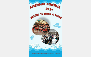 ASSEMBLEE GENERALE SAMEDI 16 MARS A 14H30