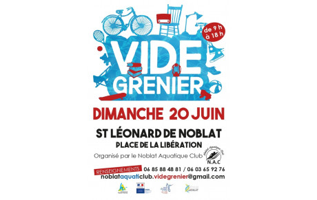 VIDE GRENIER DIMANCHE 20 JUIN 2021