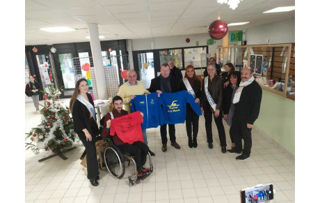 TELETHON 2022 AVEC ENZO BRUNO NAGEUR HANDISPORT