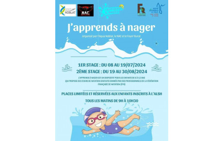 j'apprend a nager 2024