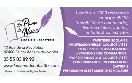 librairie laplume de noblat